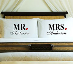 Mr. & Mrs. Pillow for Couple