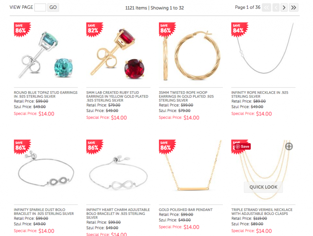 Jewelry under $14