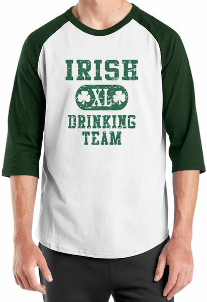 Irish Drinking Team Raglan Tee T-Shirt