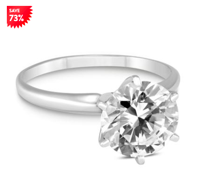 1 1/2 Carat Diamond Solitaire Ring