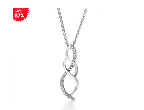 DIAMOND TWIST PENDANT