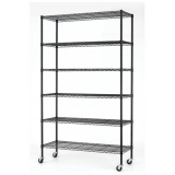 Take $110.49 off 6-Shelf Commercial Steel Wire Shelving Rack w/ Wheels for $59.50 with free shipping