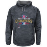 Chicago Cubs Majestic 2016 World Series Champions Locker Room Streak Fleece Pullover Hoodie – Charcoal – $59.99