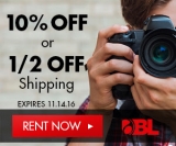 Camera Lenses: Two Ways to Save on Rentals $99 or More at BorrowLenses.com