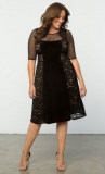 Get Free Shipping on Mixed Lace Cocktail Dress