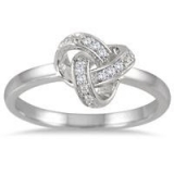 $76 Off Diamond Infinity Ring in Sterling Silver – $14 + Free Shipping