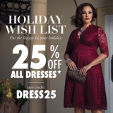 25% off Plus Size Dresses from Kiyonna