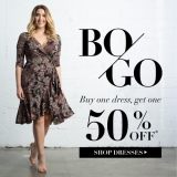 Valentine’s Day Gifts – Dresses Are Buy One Get One 50% at Kiyonna