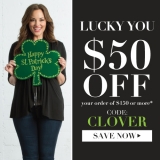 Lucky You! TAKE $50 off $150 or more at Kiyonna.com w/ St. Patrick’s Day Coupon