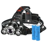 $80 (80% off) High Power LED Rechargeable Headlamp with 4 Light Modes $19.99 with Free Shipping