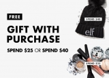 e.l.f. Offers FREE 4-Piece Gift Set on $25+ Orders or Get FREE limited edition e.l.f. hat on $40+ Orders