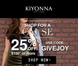 Kiyonna Coupon :: 25% off all orders of $100 through Dec 11