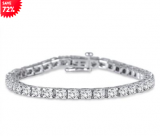 5 Carat TW Classic Diamond Tennis Bracelet in 14K White Gold 72% Off