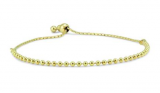 Bolo Bracelet in Yellow Gold Plated .925 Sterling Silver, Deal $15.99