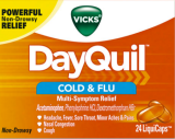 DayQuil Cold & Flu LiquiCaps, 24 Per Pack $13.29