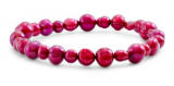 Honora Freshwater Cultured Cranberry Pearl Stretch Bracelet, Deal $9.99