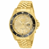 91% Off Invicta Men’s Watch Pro Diver Yellow Gold Plated Stainless Steel Bracelet 30613