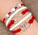 Leather Wrap Girls Wristband Bracelets $6.99 Only