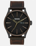 Nixon Men’s Sentry A1052786-00 42mm Black Dial Leather Watch $29.99 Shipped