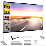 50% Off 100 inch Projector Screen with Stand