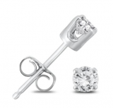 Take 14% Off On Diamond Solitaire Earrings