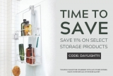 Storage Products 11% Off